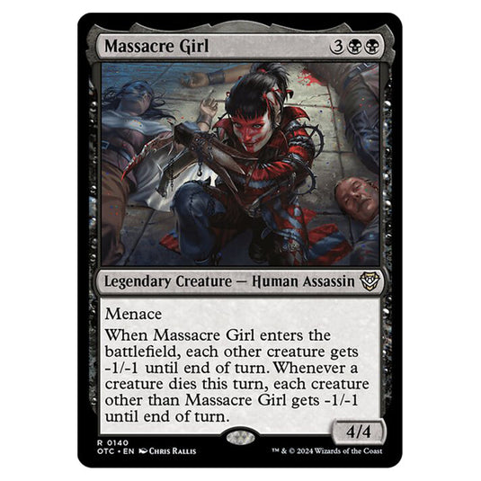 Magic The Gathering - Outlaws of Thunder Junction - Commander - Massacre Girl - 0140