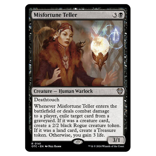 Magic The Gathering - Outlaws of Thunder Junction - Commander - Misfortune Teller - 0141