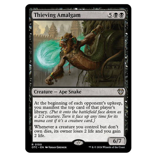 Magic The Gathering - Outlaws of Thunder Junction - Commander - Thieving Amalgam - 0150