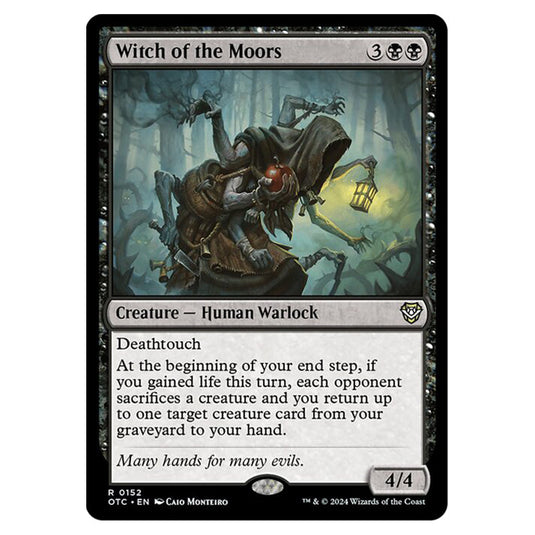 Magic The Gathering - Outlaws of Thunder Junction - Commander - Witch of the Moors - 0152