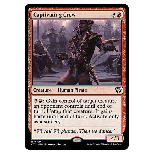 Magic The Gathering - Outlaws of Thunder Junction - Commander - Captivating Crew - 0159