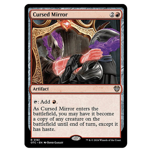 Magic The Gathering - Outlaws of Thunder Junction - Commander - Cursed Mirror - 0161