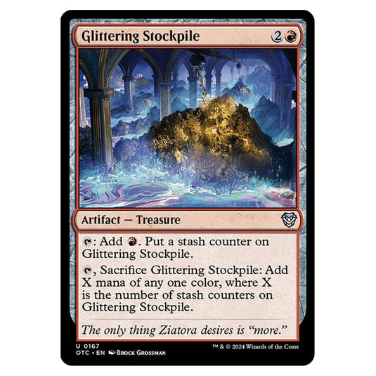 Magic The Gathering - Outlaws of Thunder Junction - Commander - Glittering Stockpile - 0167