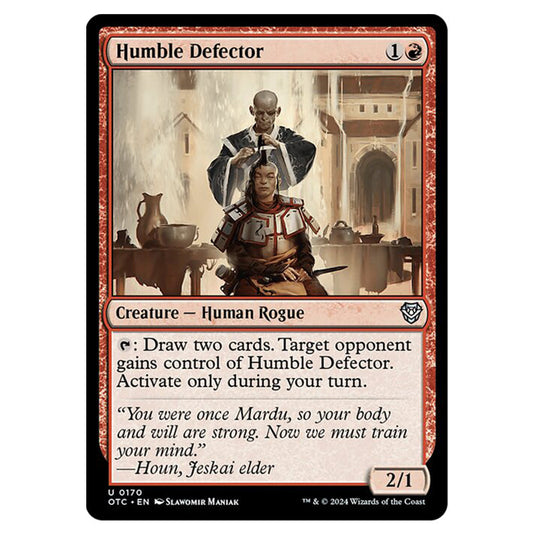 Magic The Gathering - Outlaws of Thunder Junction - Commander - Humble Defector - 0170