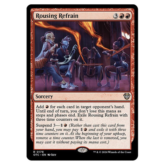 Magic The Gathering - Outlaws of Thunder Junction - Commander - Rousing Refrain - 0178