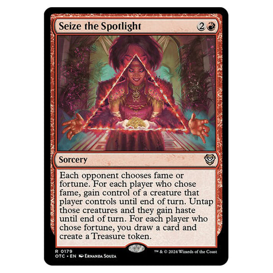 Magic The Gathering - Outlaws of Thunder Junction - Commander - Seize the Spotlight - 0179