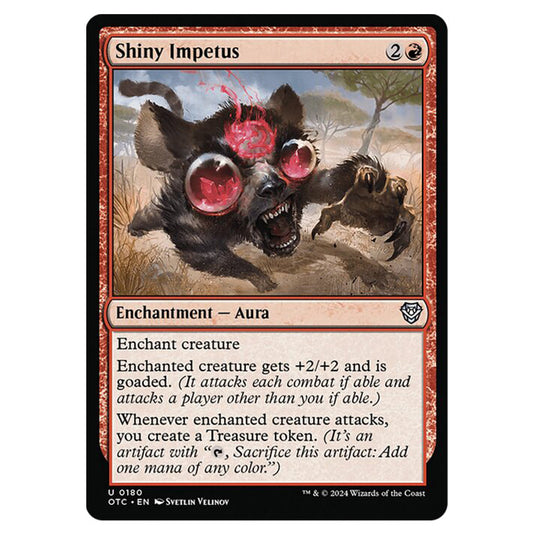 Magic The Gathering - Outlaws of Thunder Junction - Commander - Shiny Impetus - 0180