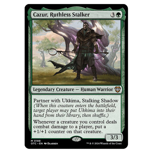 Magic The Gathering - Outlaws of Thunder Junction - Commander - Cazur, Ruthless Stalker - 0188