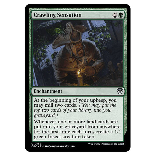 Magic The Gathering - Outlaws of Thunder Junction - Commander - Crawling Sensation - 0189