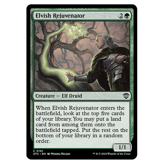 Magic The Gathering - Outlaws of Thunder Junction - Commander - Elvish Rejuvenator - 0191