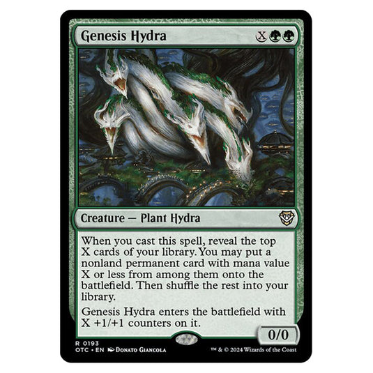 Magic The Gathering - Outlaws of Thunder Junction - Commander - Genesis Hydra - 0193