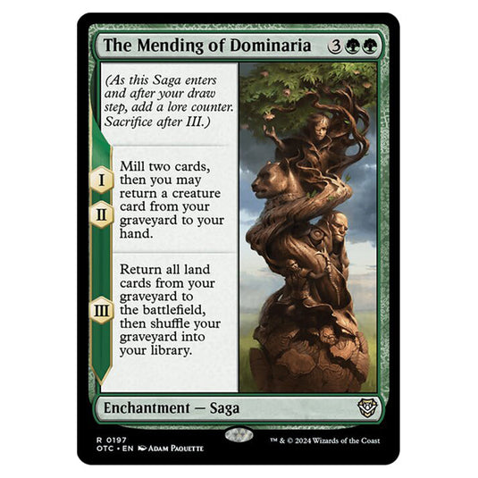 Magic The Gathering - Outlaws of Thunder Junction - Commander - The Mending of Dominaria - 0197