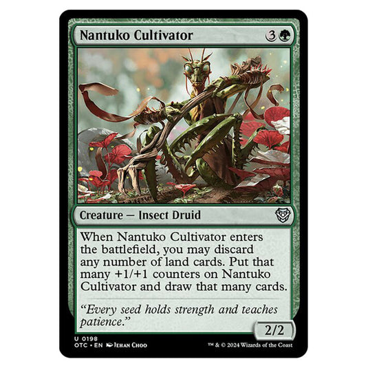 Magic The Gathering - Outlaws of Thunder Junction - Commander - Nantuko Cultivator - 0198