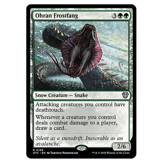 Magic The Gathering - Outlaws of Thunder Junction - Commander - Ohran Frostfang - 0199