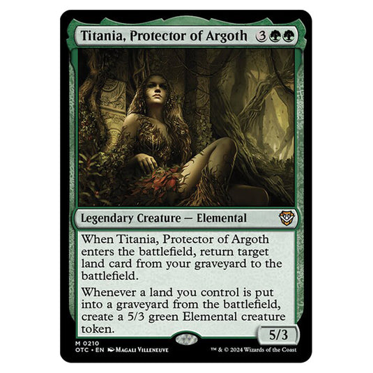 Magic The Gathering - Outlaws of Thunder Junction - Commander - Titania, Protector of Argoth - 0210