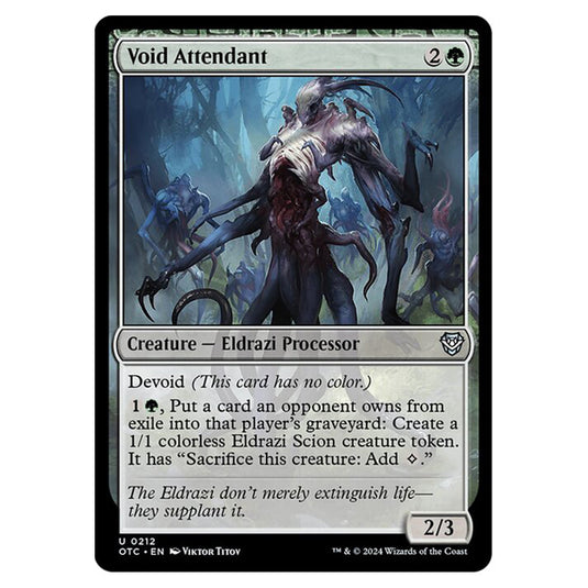 Magic The Gathering - Outlaws of Thunder Junction - Commander - Void Attendant - 0212