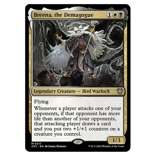 Magic The Gathering - Outlaws of Thunder Junction - Commander - Breena, the Demagogue - 0217