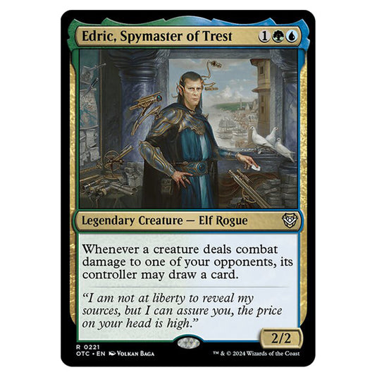 Magic The Gathering - Outlaws of Thunder Junction - Commander - Edric, Spymaster of Trest - 0221