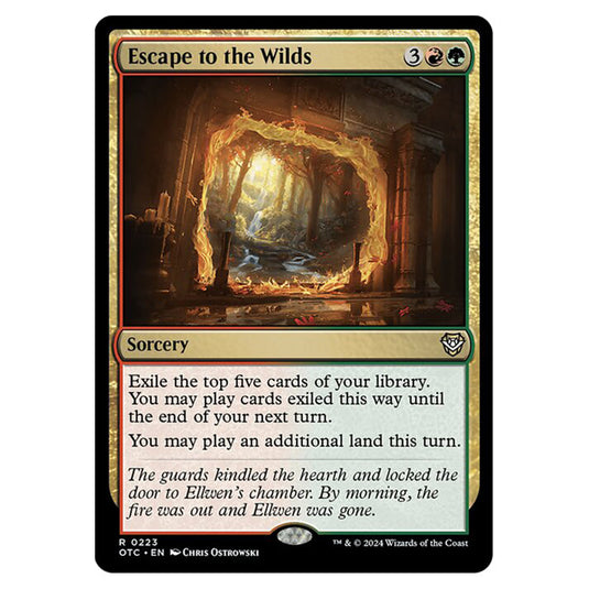 Magic The Gathering - Outlaws of Thunder Junction - Commander - Escape to the Wilds - 0223