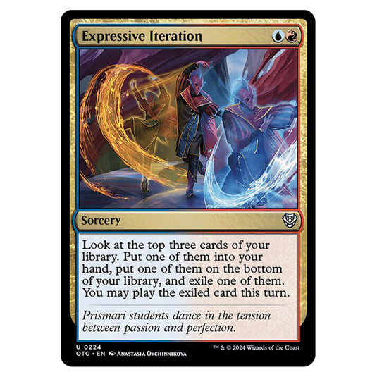 Magic The Gathering - Outlaws of Thunder Junction - Commander - Expressive Iteration - 0224