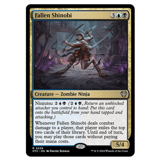 Magic The Gathering - Outlaws of Thunder Junction - Commander - Fallen Shinobi - 0226