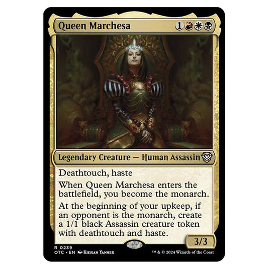 Magic The Gathering - Outlaws of Thunder Junction - Commander - Queen Marchesa - 0239