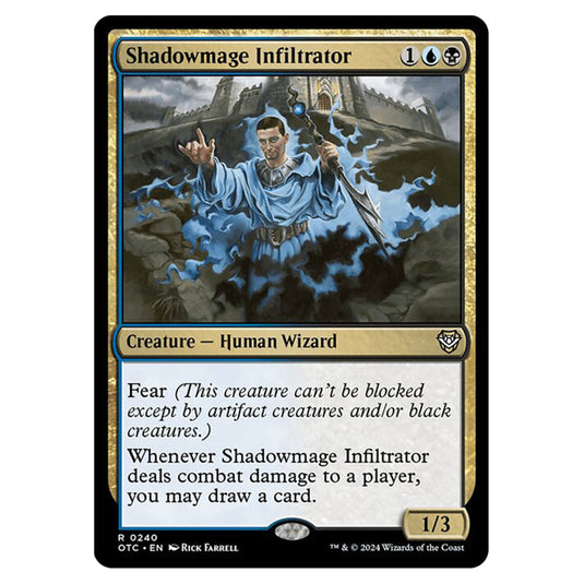 Magic The Gathering - Outlaws of Thunder Junction - Commander - Shadowmage Infiltrator - 0240