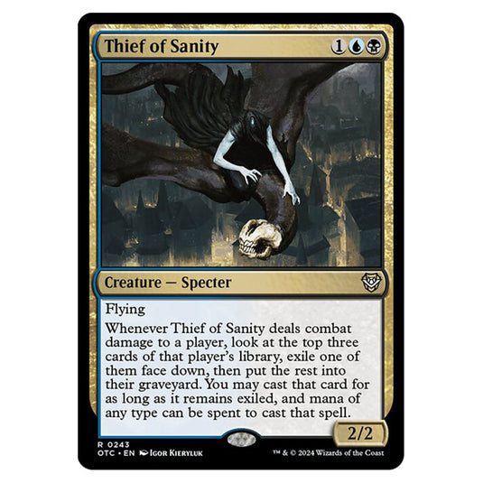 Magic The Gathering - Outlaws of Thunder Junction - Commander - Thief of Sanity - 0243