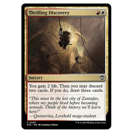 Magic The Gathering - Outlaws of Thunder Junction - Commander - Thrilling Discovery - 0245