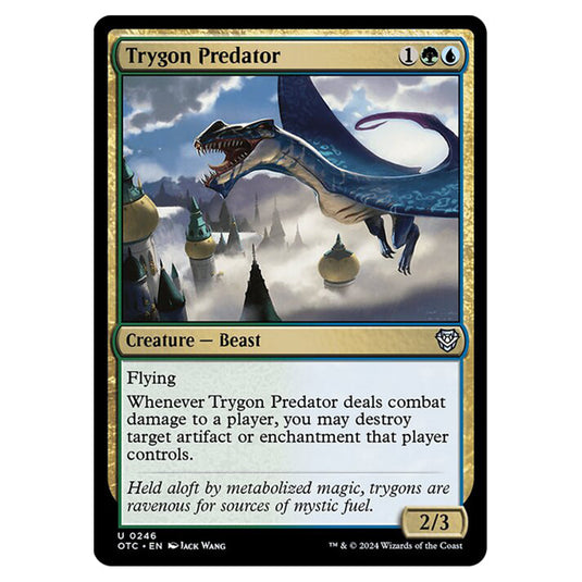 Magic The Gathering - Outlaws of Thunder Junction - Commander - Trygon Predator - 0246