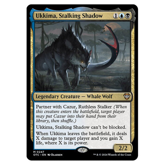 Magic The Gathering - Outlaws of Thunder Junction - Commander - Ukkima, Stalking Shadow - 0247