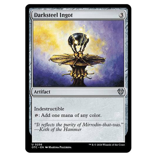 Magic The Gathering - Outlaws of Thunder Junction - Commander - Darksteel Ingot - 0256