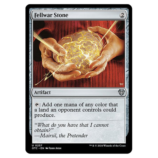 Magic The Gathering - Outlaws of Thunder Junction - Commander - Fellwar Stone - 0257