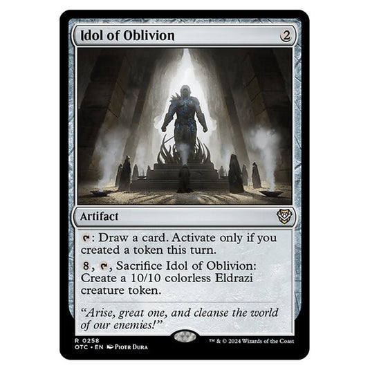 Magic The Gathering - Outlaws of Thunder Junction - Commander - Idol of Oblivion - 0258