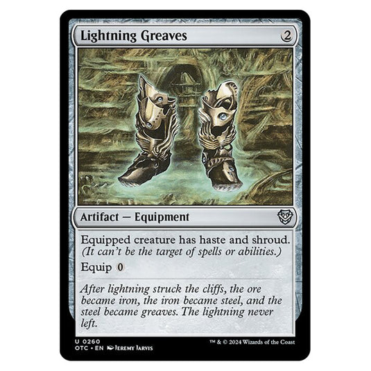 Magic The Gathering - Outlaws of Thunder Junction - Commander - Lightning Greaves - 0260