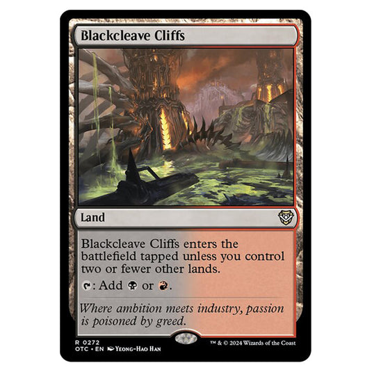 Magic The Gathering - Outlaws of Thunder Junction - Commander - Blackcleave Cliffs - 0272