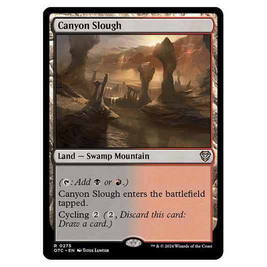 Magic The Gathering - Outlaws of Thunder Junction - Commander - Canyon Slough - 0275