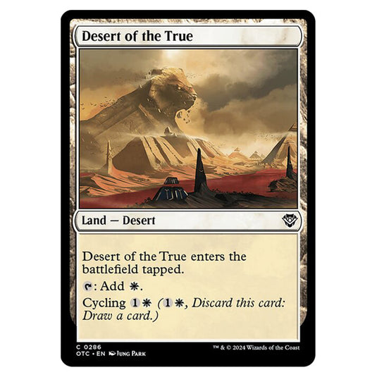 Magic The Gathering - Outlaws of Thunder Junction - Commander - Desert of the True - 0286