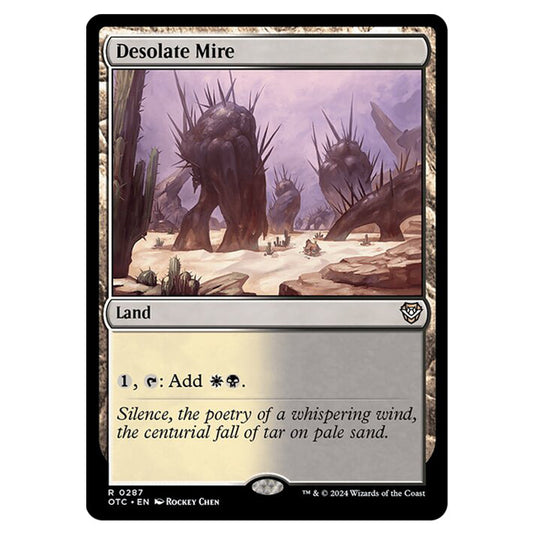 Magic The Gathering - Outlaws of Thunder Junction - Commander - Desolate Mire - 0287