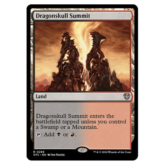 Magic The Gathering - Outlaws of Thunder Junction - Commander - Dragonskull Summit - 0289