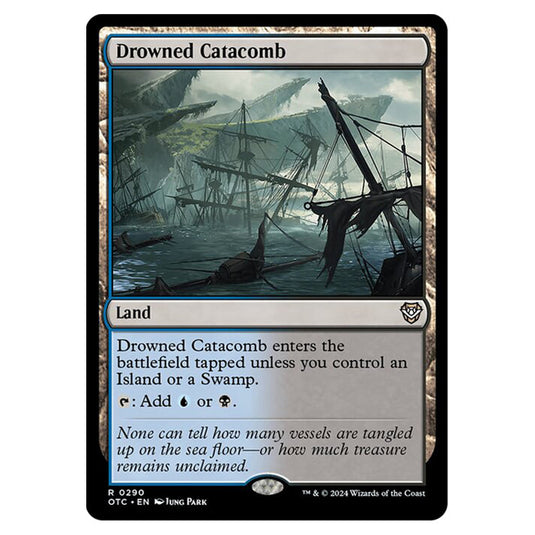 Magic The Gathering - Outlaws of Thunder Junction - Commander - Drowned Catacomb - 0290