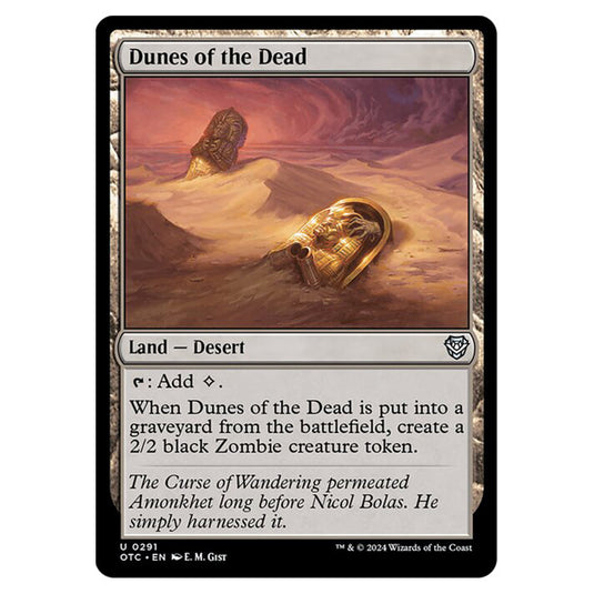 Magic The Gathering - Outlaws of Thunder Junction - Commander - Dunes of the Dead - 0291