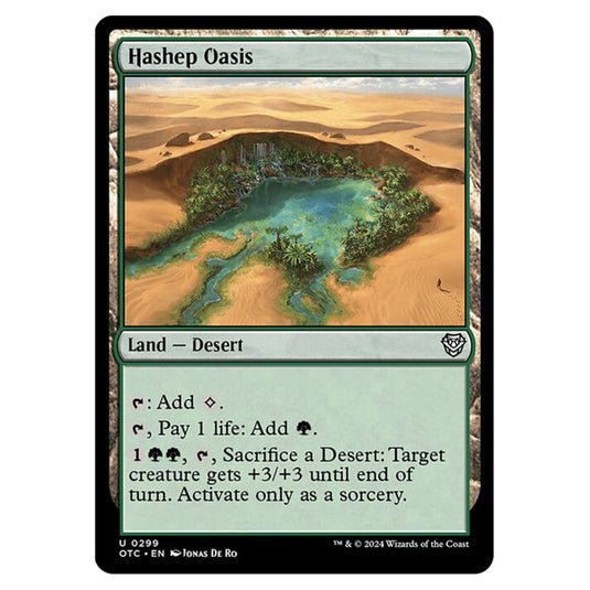 Magic The Gathering - Outlaws of Thunder Junction - Commander - Hashep Oasis - 0299