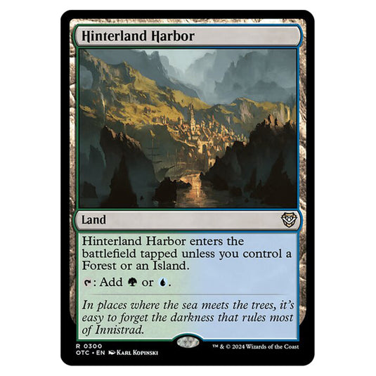 Magic The Gathering - Outlaws of Thunder Junction - Commander - Hinterland Harbor - 0300