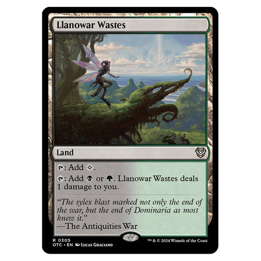 Magic The Gathering - Outlaws of Thunder Junction - Commander - Llanowar Wastes - 0305