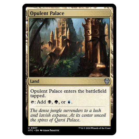 Magic The Gathering - Outlaws of Thunder Junction - Commander - Opulent Palace - 0307