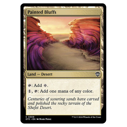 Magic The Gathering - Outlaws of Thunder Junction - Commander - Painted Bluffs - 0309