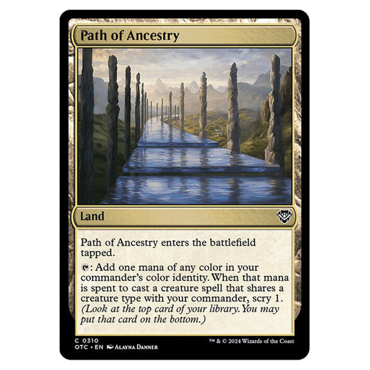 Magic The Gathering - Outlaws of Thunder Junction - Commander - Path of Ancestry - 0310