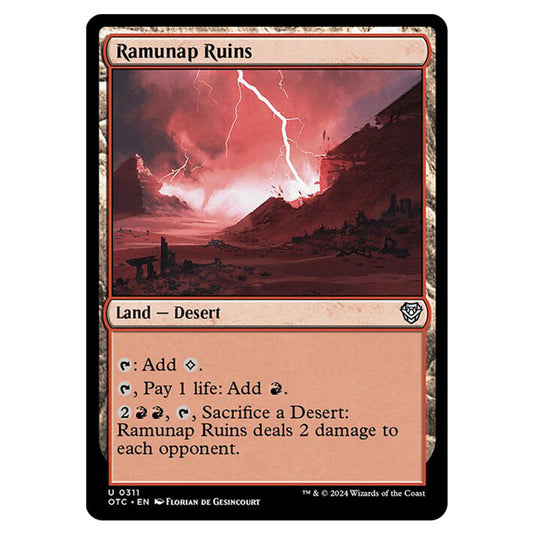 Magic The Gathering - Outlaws of Thunder Junction - Commander - Ramunap Ruins - 0311