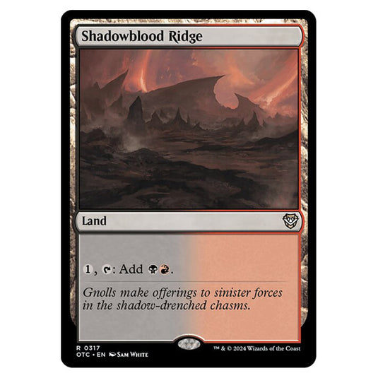 Magic The Gathering - Outlaws of Thunder Junction - Commander - Shadowblood Ridge - 0317